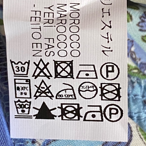 NWT. Zara Blue Patchwork Print Wrap-Around Jumpsuit - Picture 9 of 9